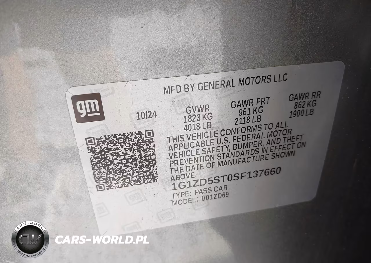 2025 Chevrolet Malibu Fwd 1Lt VIN:1G1ZD5ST0SF137660 - 9