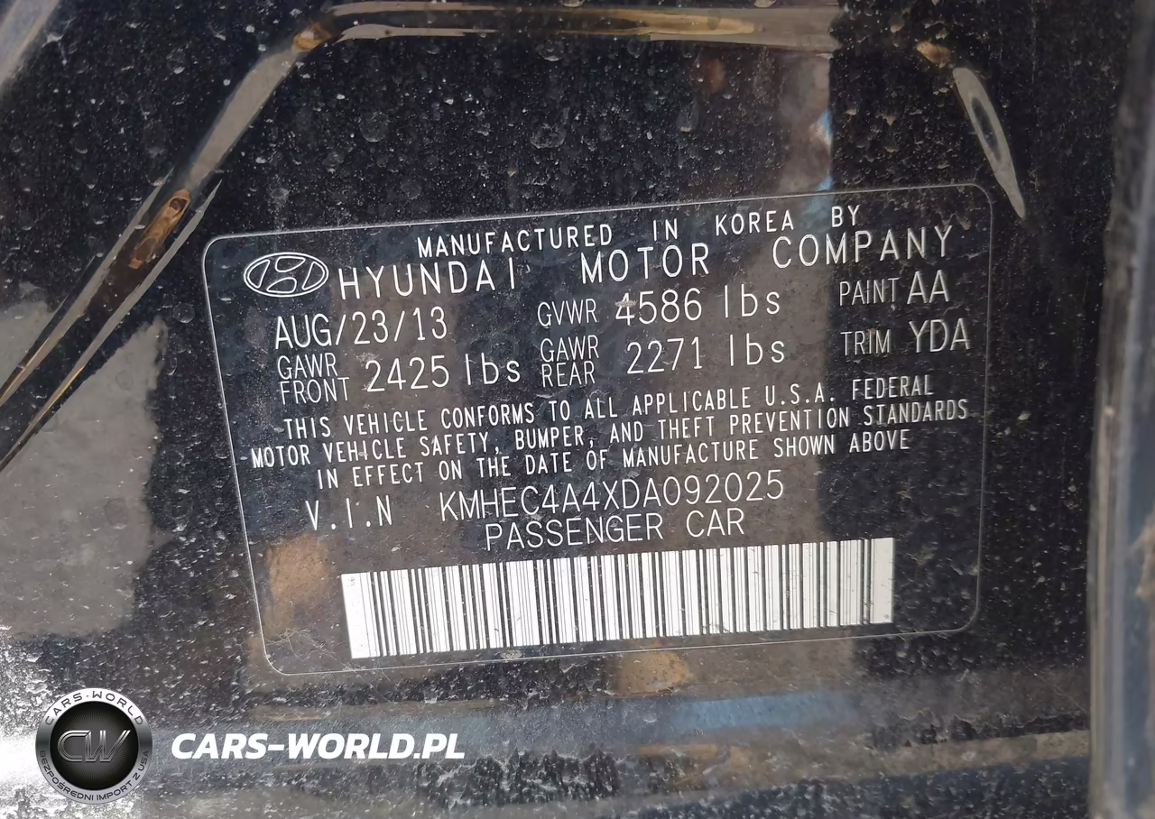 2013 Hyundai Sonata Hybrid Limited VIN:KMHEC4A4XDA092025 - 9