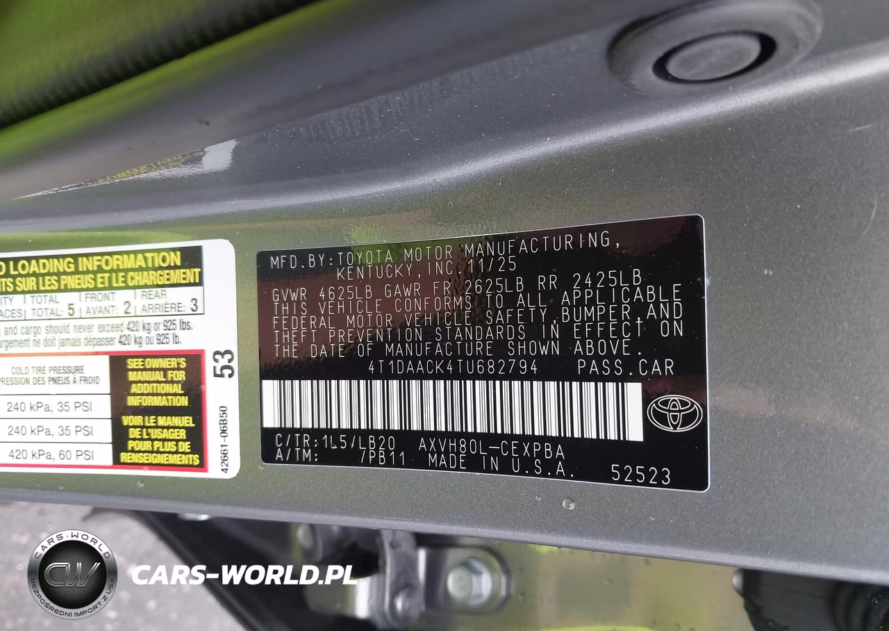 2026 Toyota Camry Xse VIN:4T1DAACK4TU682794 - 9