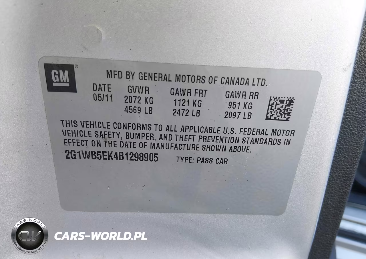 2011 Chevrolet Impala Lt VIN:2G1WB5EK4B1298905 - 9