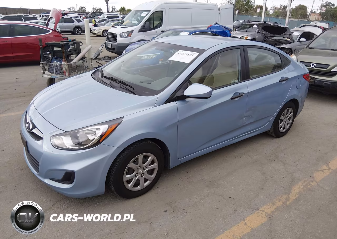 2012 Hyundai Accent Gls VIN:KMHCT4AE8CU093574 - 2