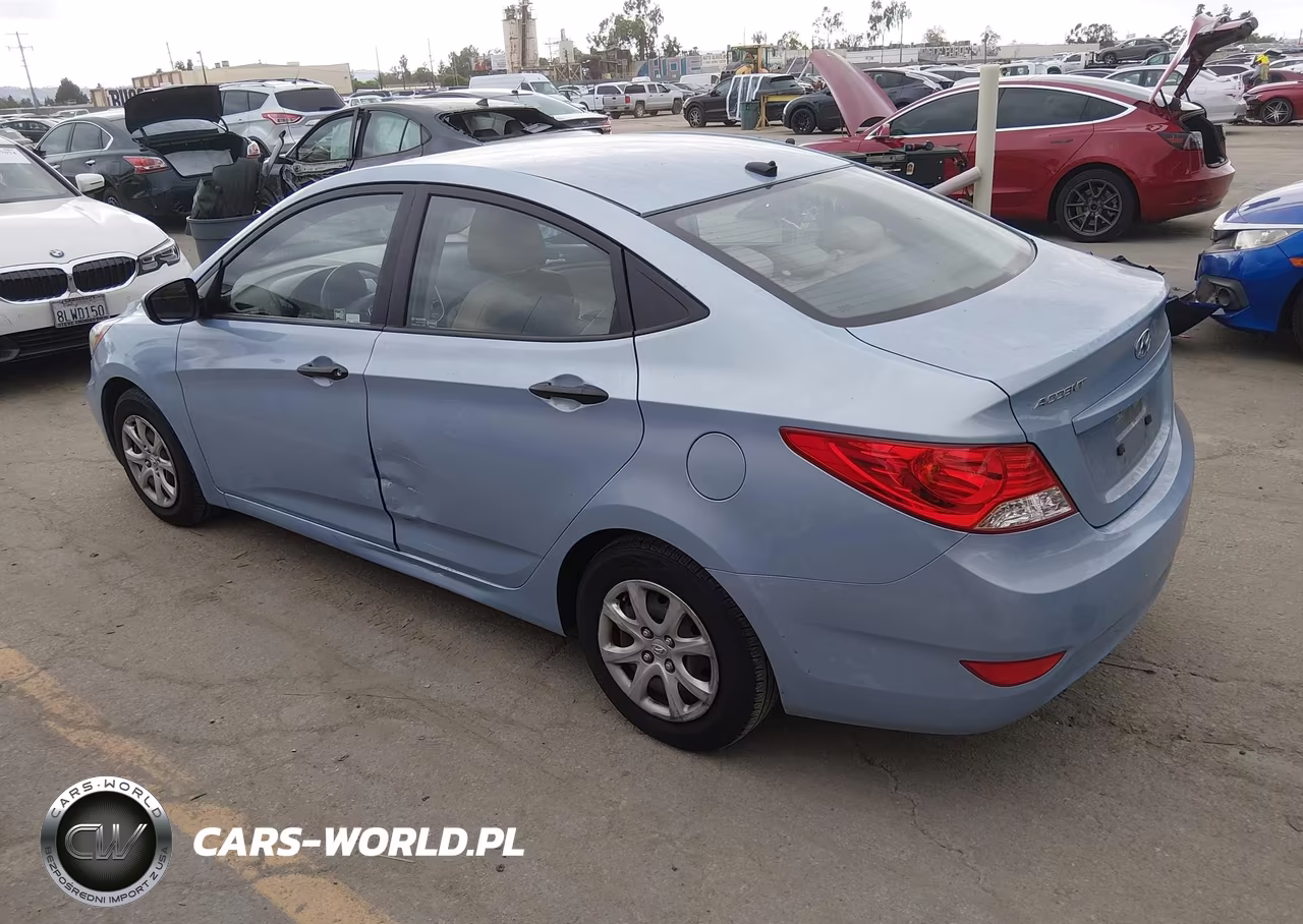 2012 Hyundai Accent Gls VIN:KMHCT4AE8CU093574 - 3