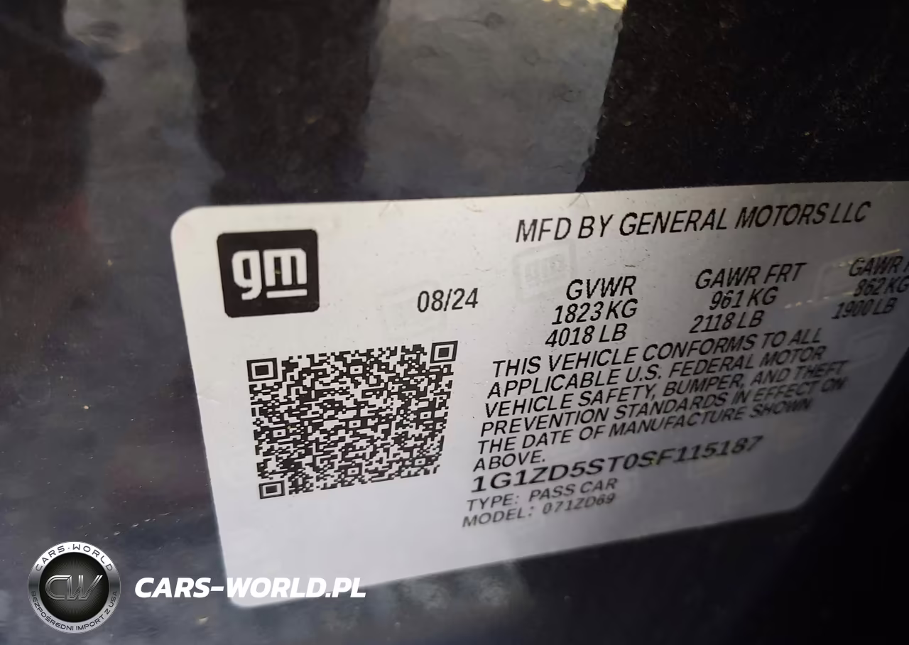 2025 Chevrolet Malibu Fwd 1Lt VIN:1G1ZD5ST0SF115187 - 9