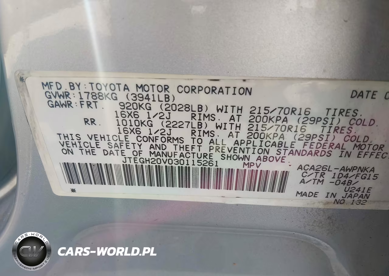 2003 Toyota Rav4 VIN:JTEGH20V030115261 - 9