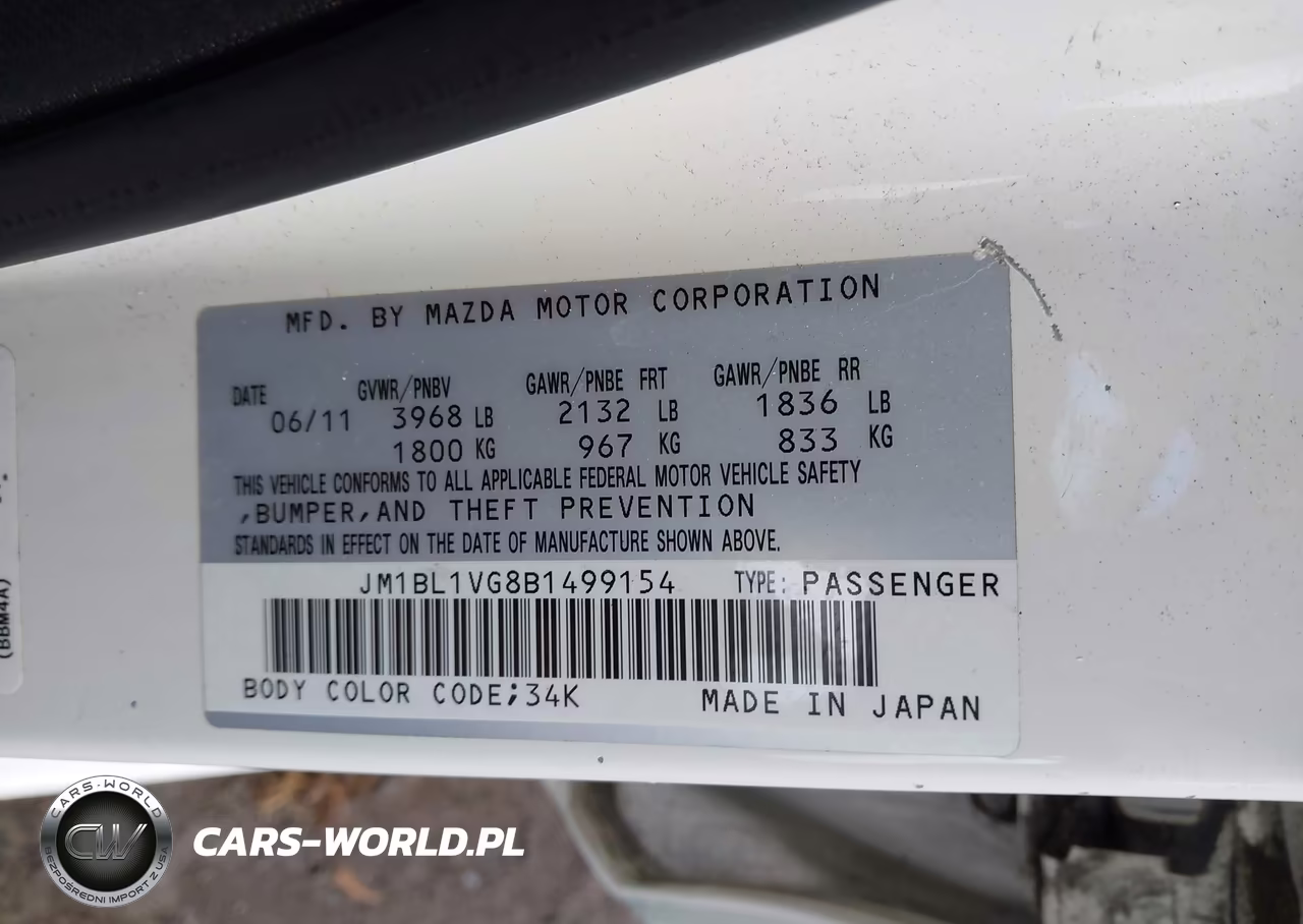 2011 Mazda Mazda3 I Touring VIN:JM1BL1VG8B1499154 - 9