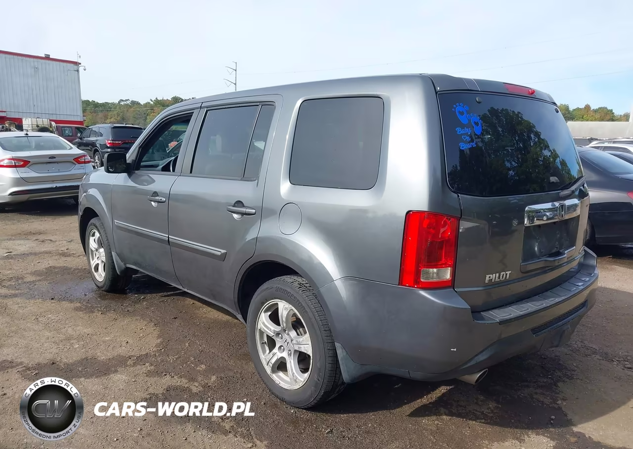2012 Honda Pilot Ex-L VIN:5FNYF4H5XCB065694 - 3