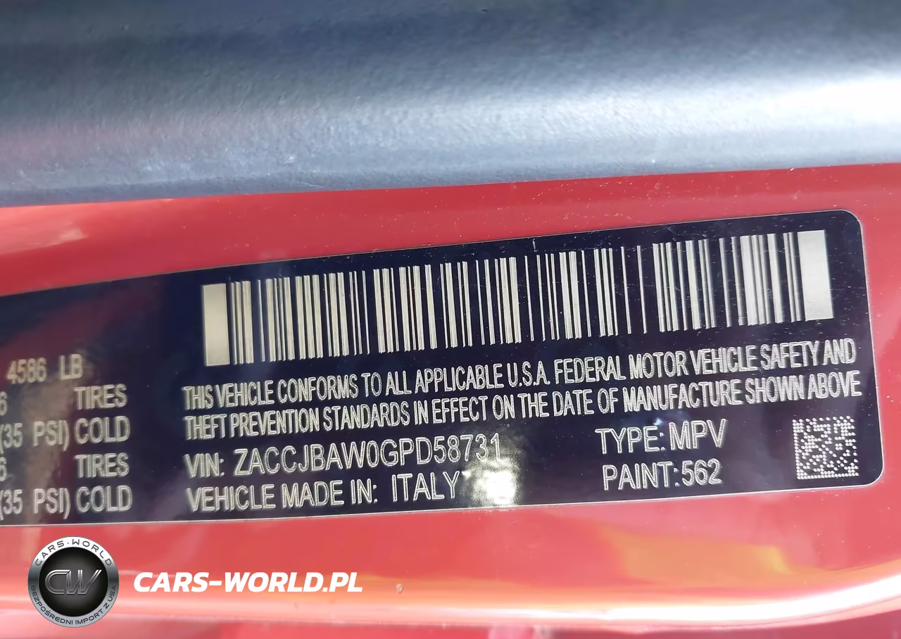 2016 Jeep Renegade Sport VIN:ZACCJBAW0GPD58731 - 9