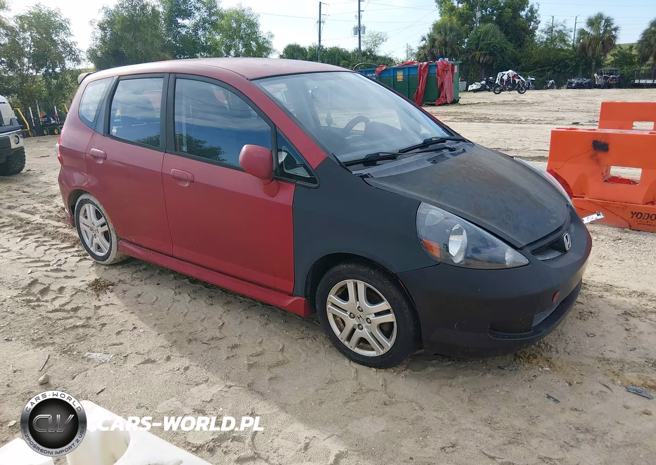 2007 Honda Fit Sport VIN:JHMGD38637S052989 - 1
