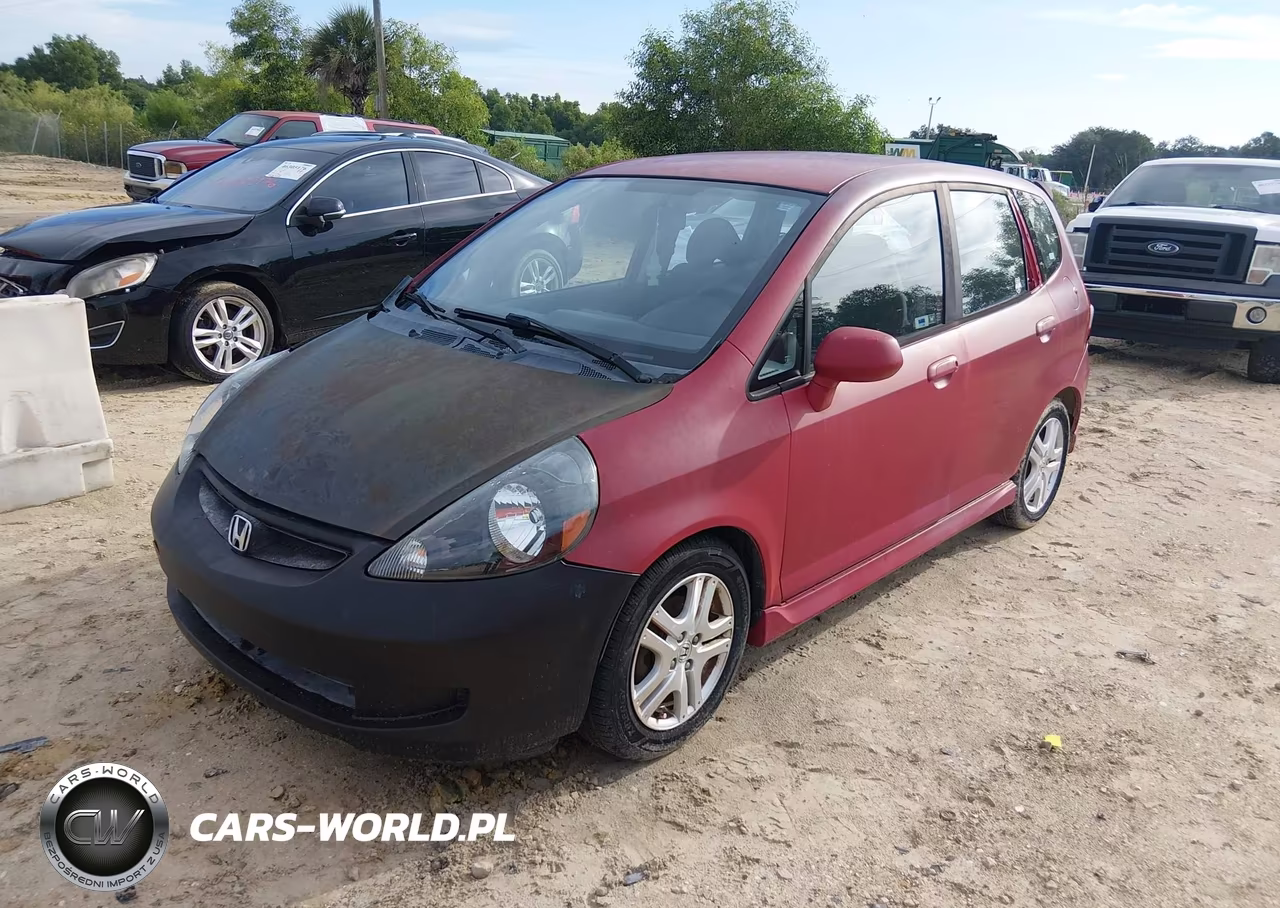 2007 Honda Fit Sport VIN:JHMGD38637S052989 - 2