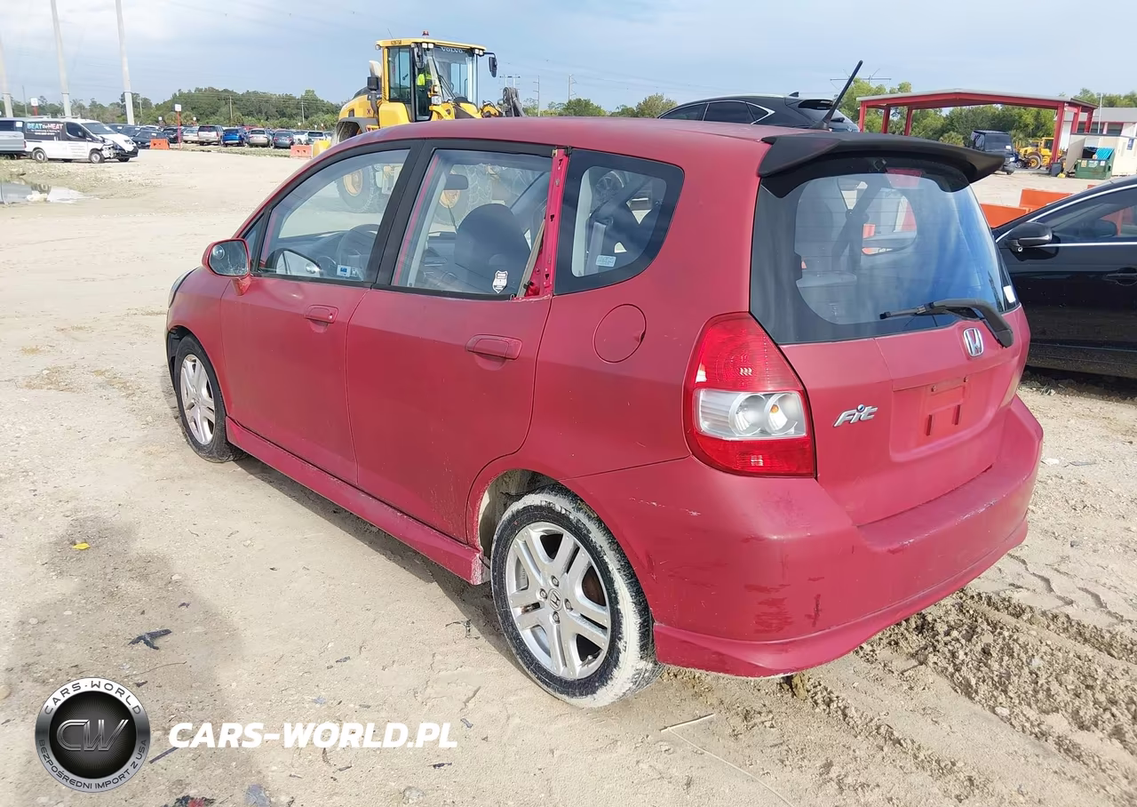 2007 Honda Fit Sport VIN:JHMGD38637S052989 - 3