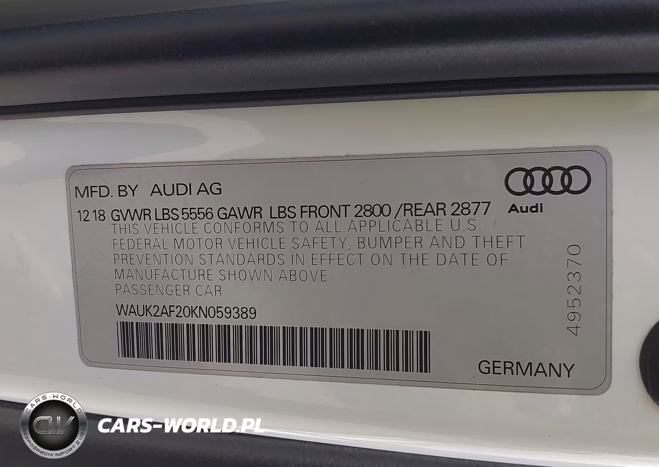 2019 Audi A6 55 Premium VIN:WAUK2AF20KN059389 - 9