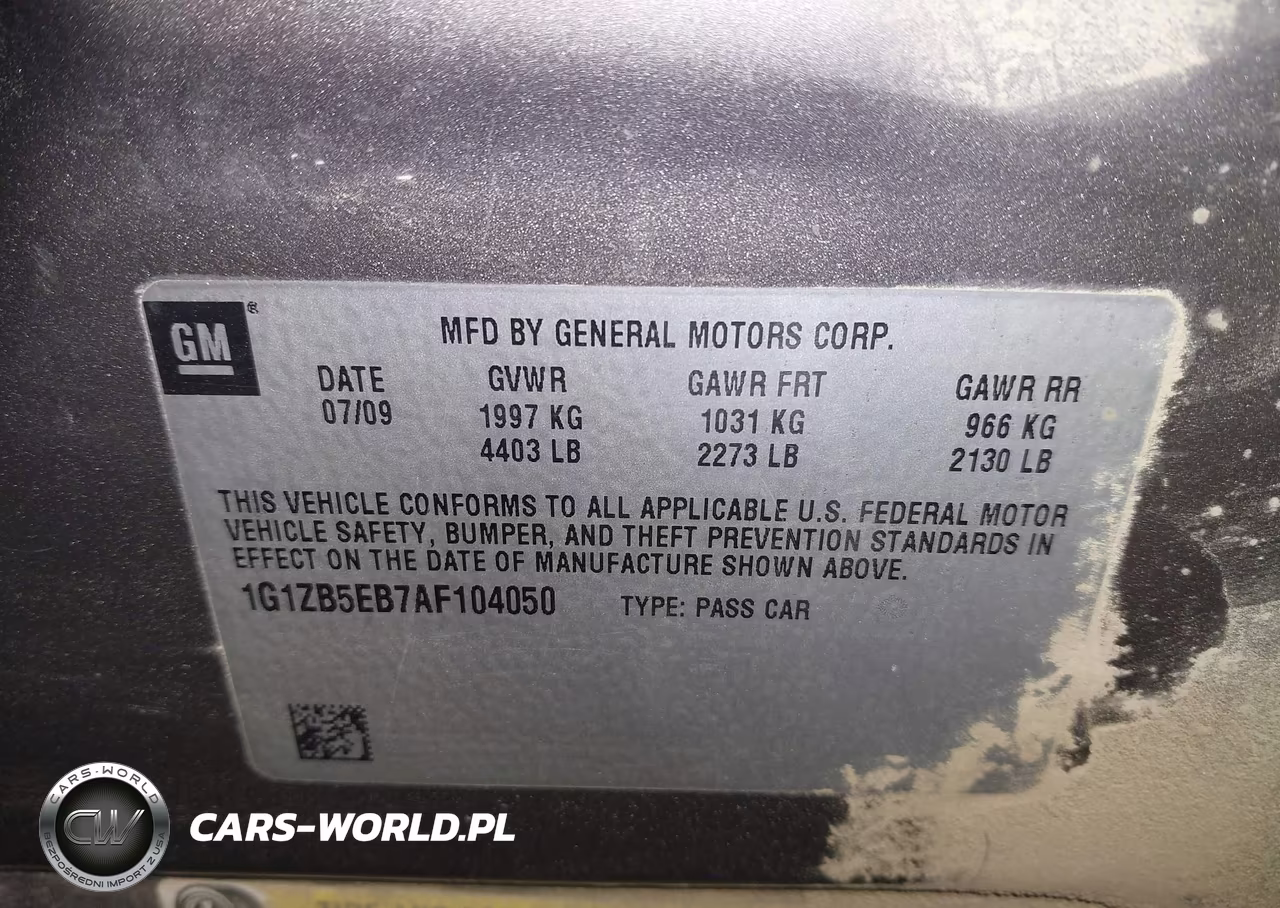 2010 Chevrolet Malibu Ls VIN:1G1ZB5EB7AF104050 - 9