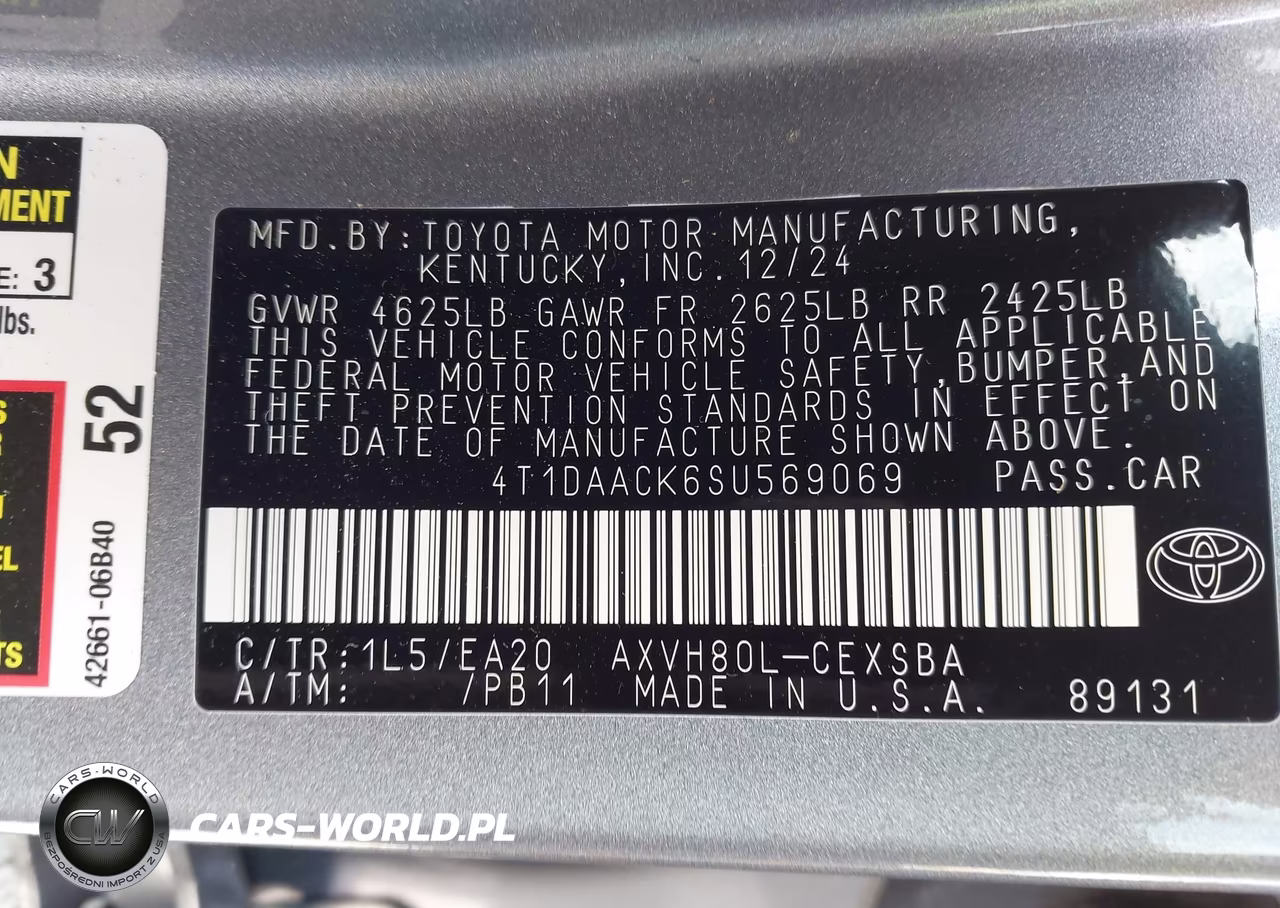 2025 Toyota Camry Se VIN:4T1DAACK6SU569069 - 9