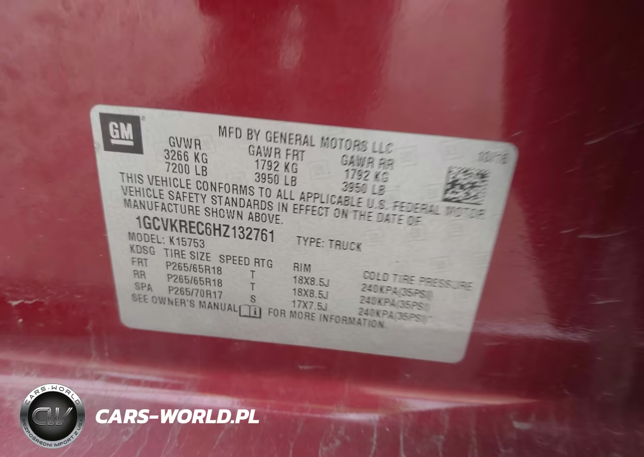 2017 Chevrolet Silverado 1500 1Lt VIN:1GCVKREC6HZ132761 - 9