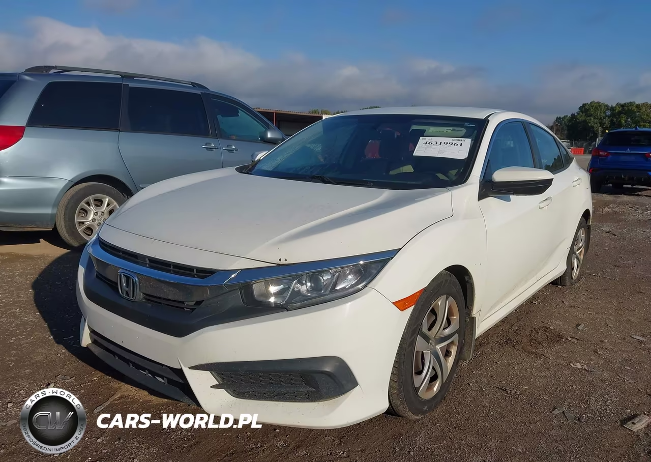 2016 Honda Civic Lx VIN:19XFC2F51GE053372 - 2