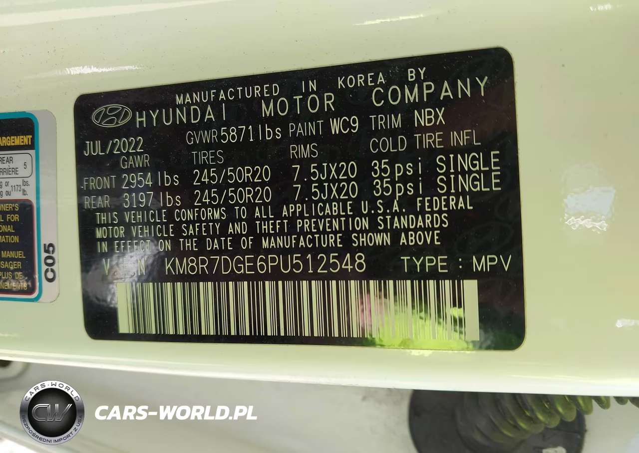 2023 Hyundai Palisade Calligraphy VIN:KM8R7DGE6PU512548 - 9