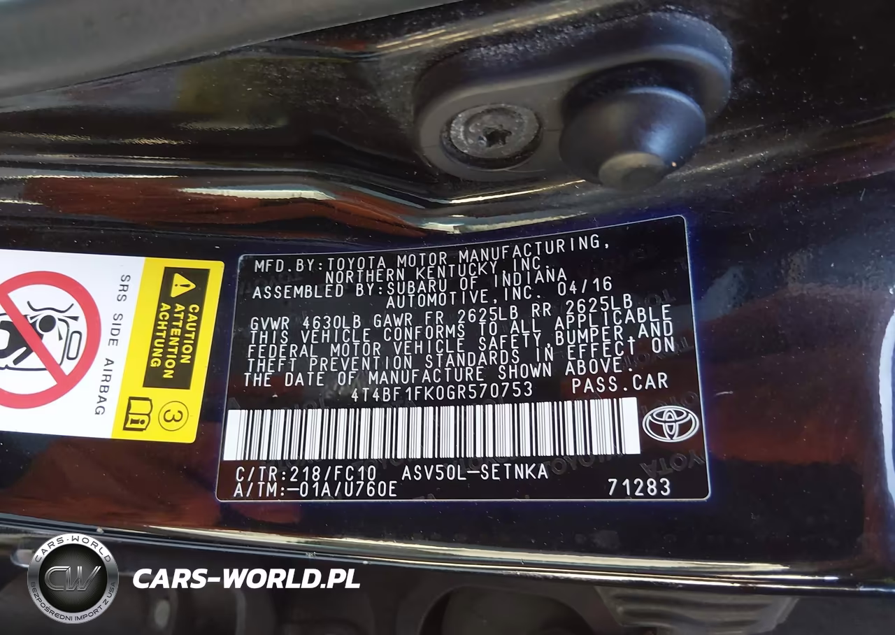 2016 Toyota Camry Le VIN:4T4BF1FK0GR570753 - 9