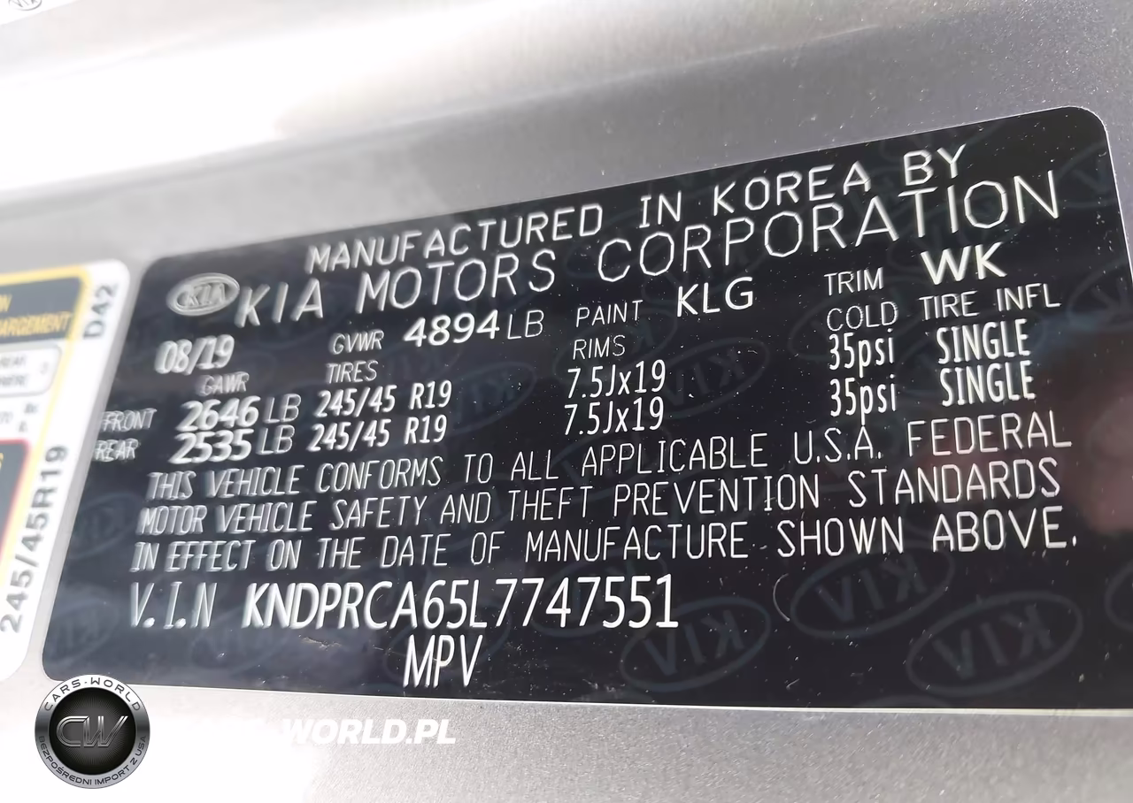 2020 Kia Sportage Sx Turbo VIN:KNDPRCA65L7747551 - 9