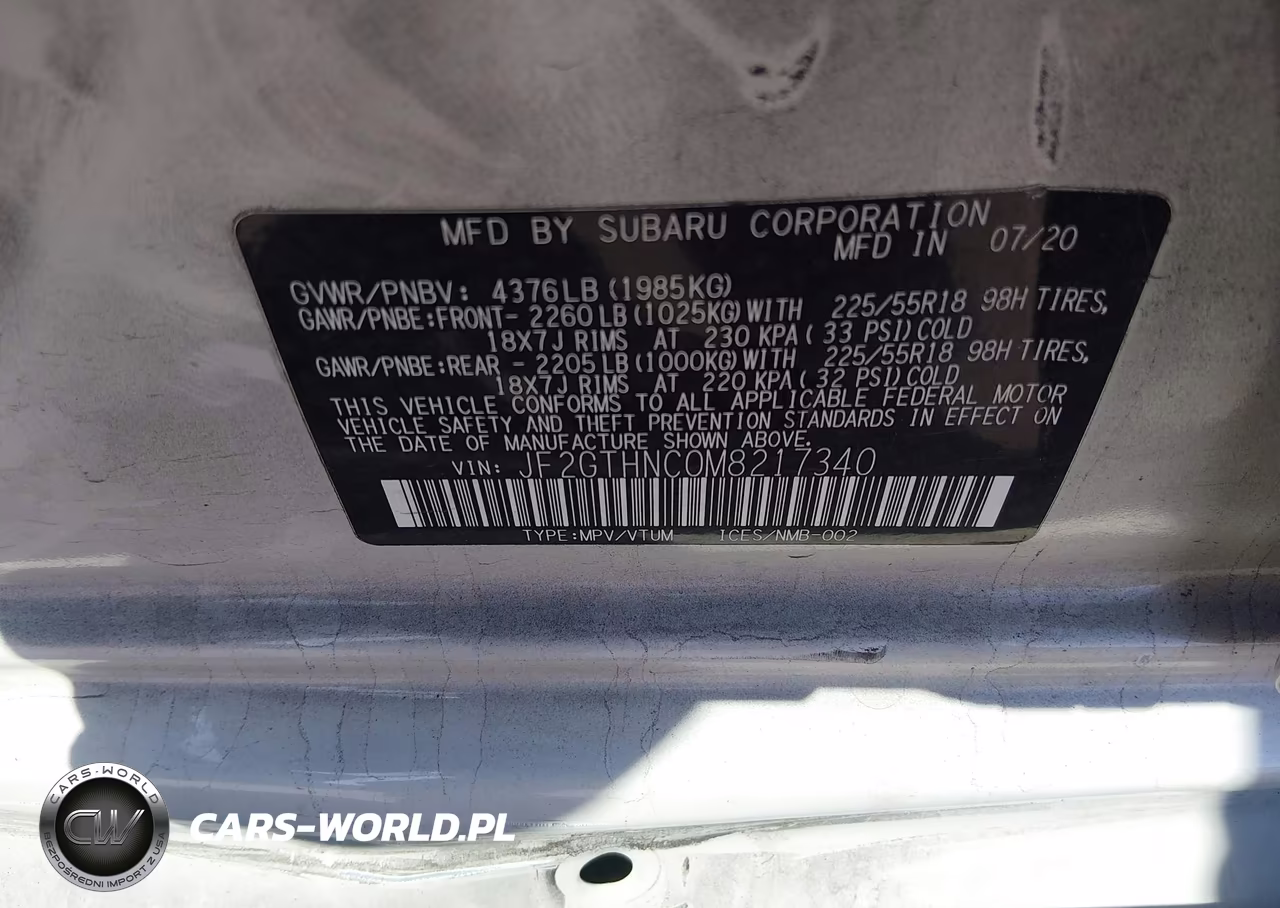 2021 Subaru Crosstrek Limited VIN:JF2GTHNC0M8217340 - 9