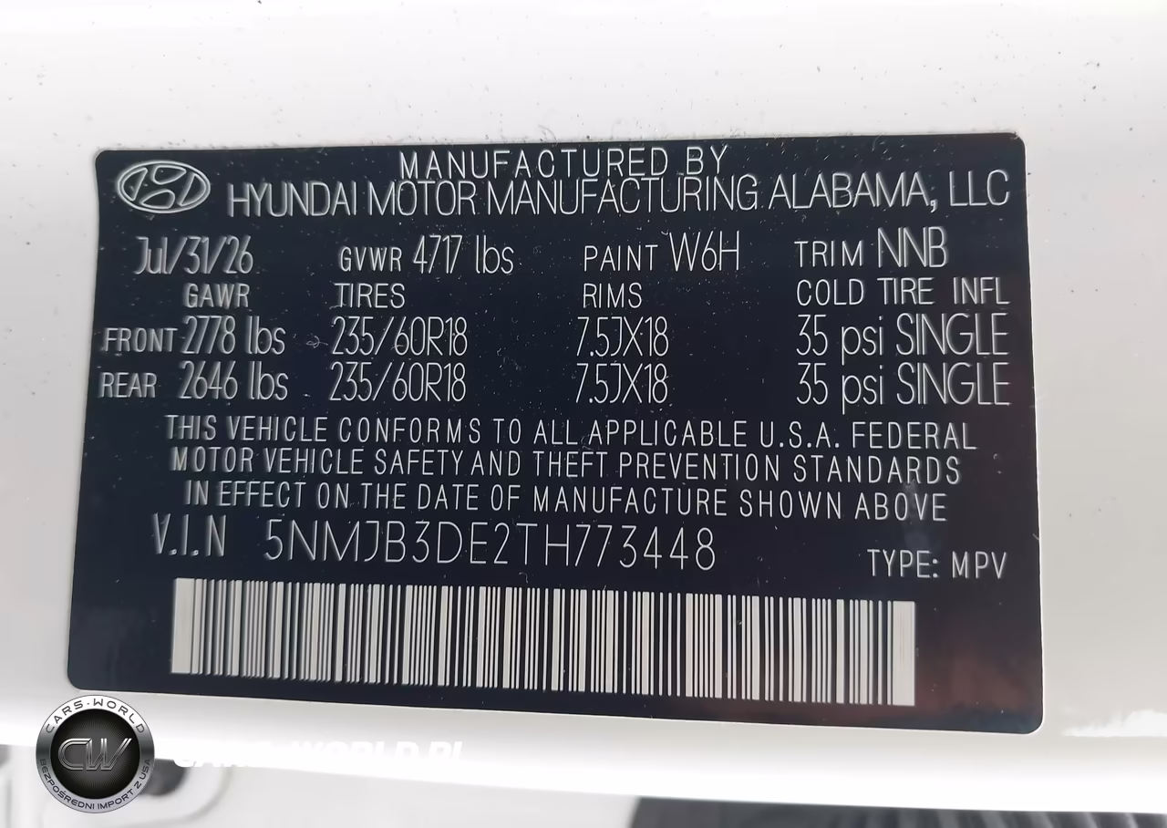 2026 Hyundai Tucson Sel VIN:5NMJB3DE2TH773448 - 9