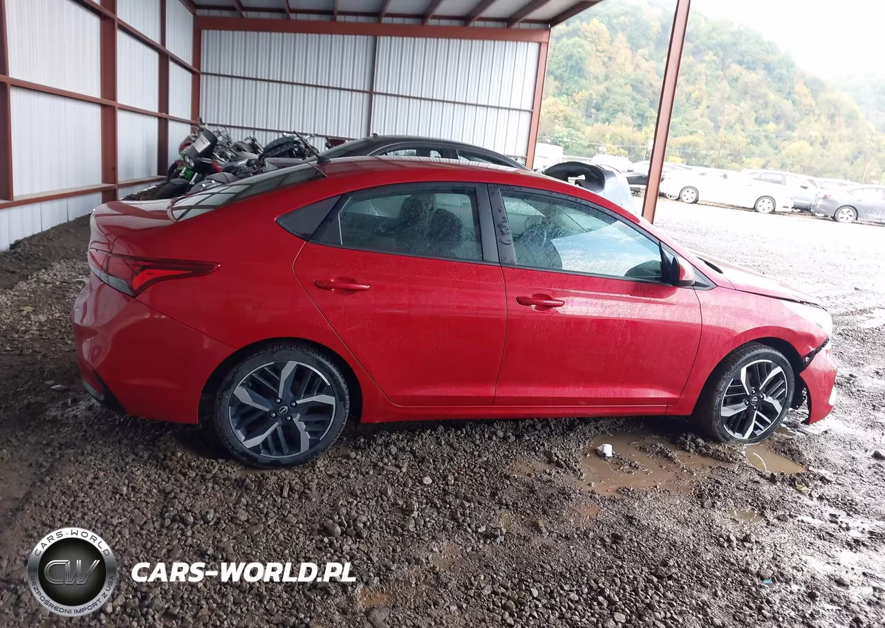 2022 Hyundai Accent Se VIN:3KPC24A69NE166047 - 13