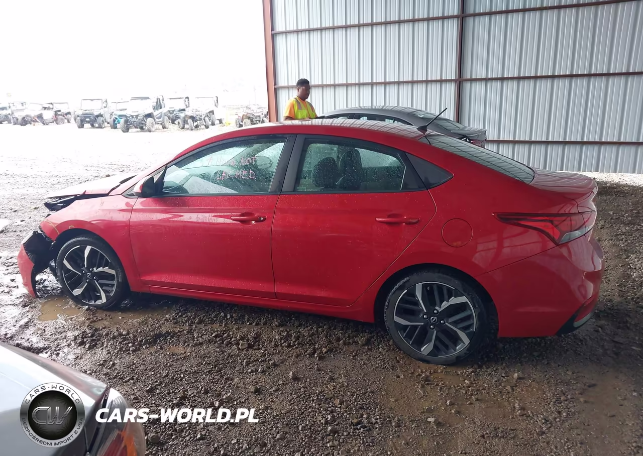 2022 Hyundai Accent Se VIN:3KPC24A69NE166047 - 14
