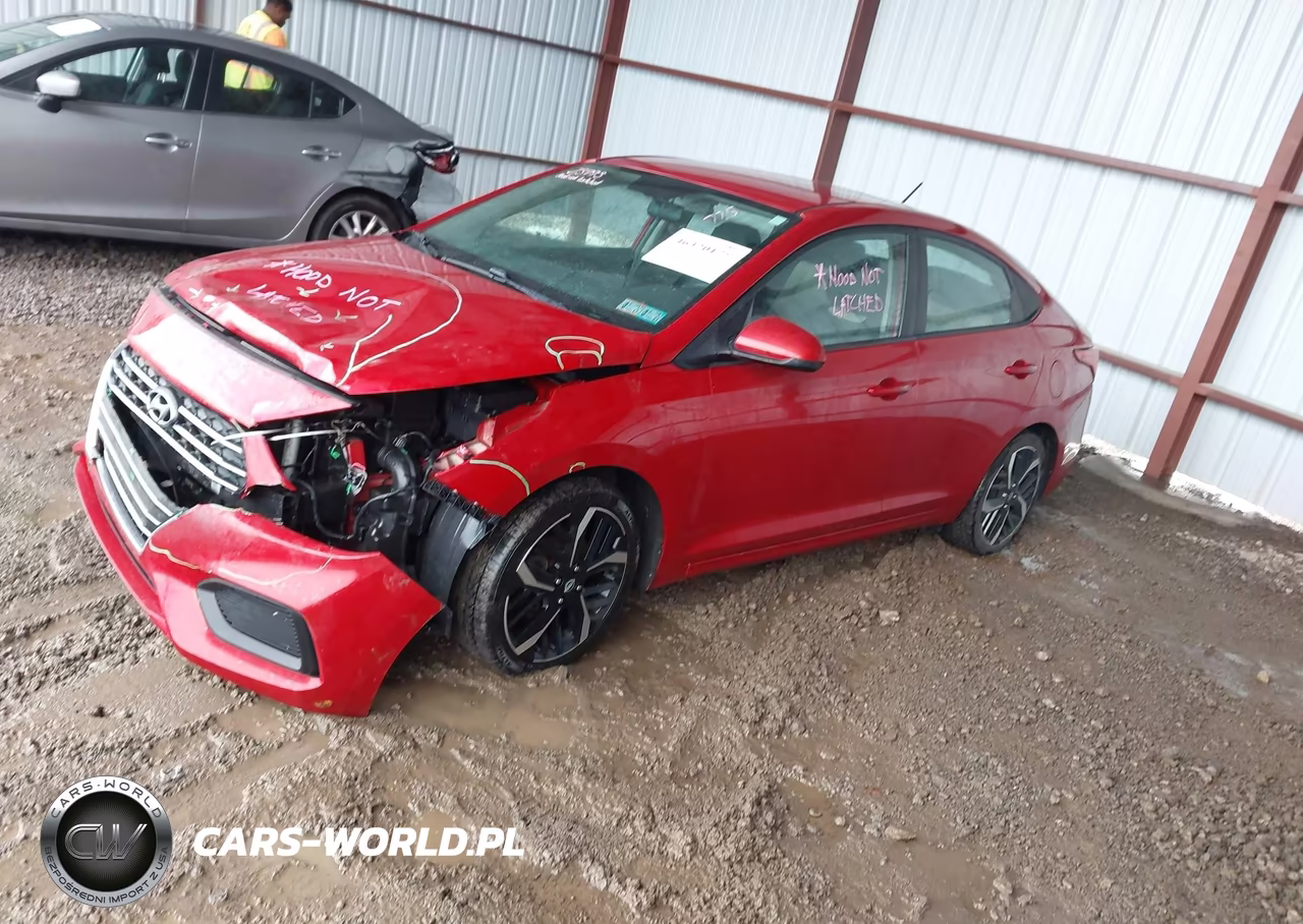 2022 Hyundai Accent Se VIN:3KPC24A69NE166047 - 2