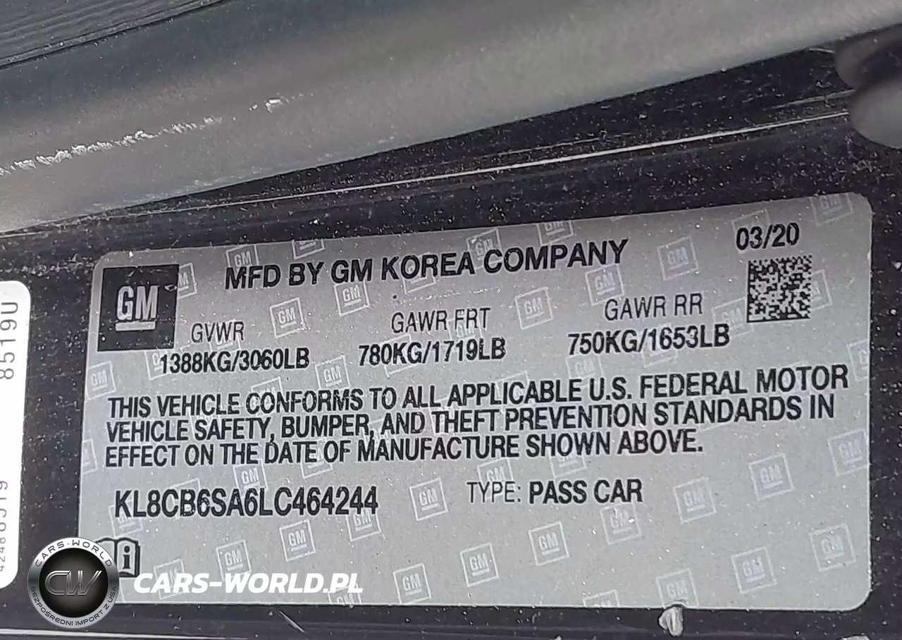 2020 Chevrolet Spark Fwd Ls Automatic VIN:KL8CB6SA6LC464244 - 9
