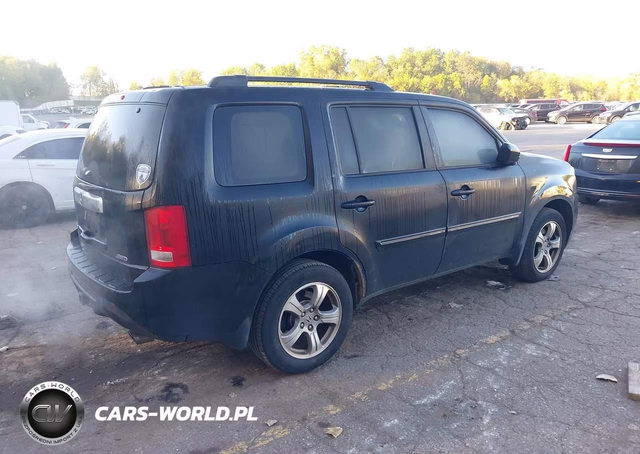 2013 Honda Pilot Ex-L VIN:5FNYF4H52DB504548 - 4