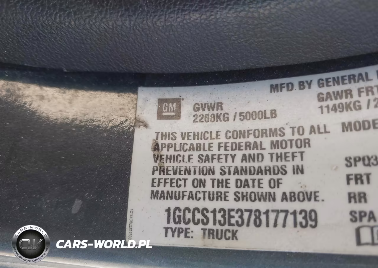 2007 Chevrolet Colorado Lt VIN:1GCCS13E378177139 - 9