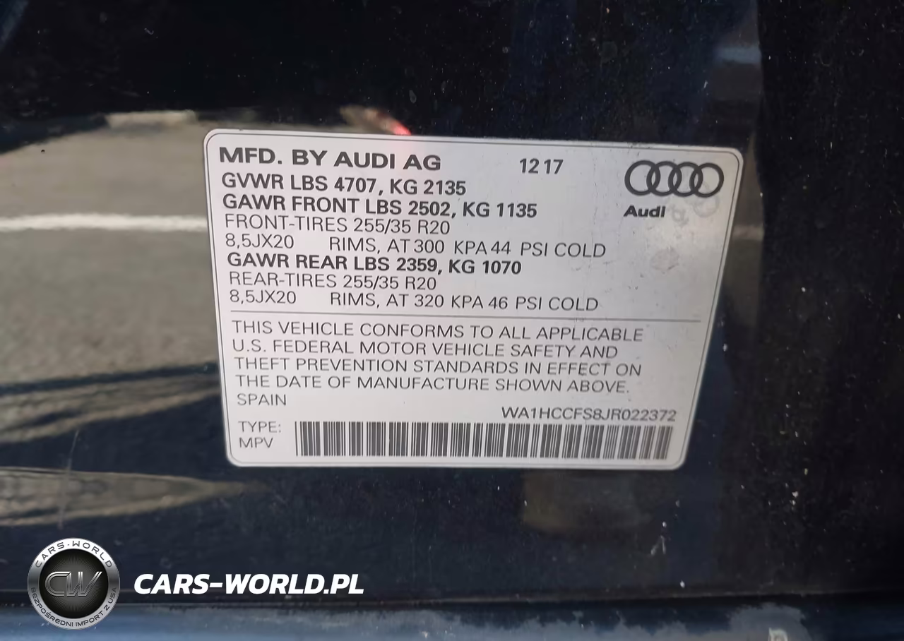 2018 Audi Q3 2.0T Premium-2.0T Sport Premium VIN:WA1HCCFS8JR022372 - 18