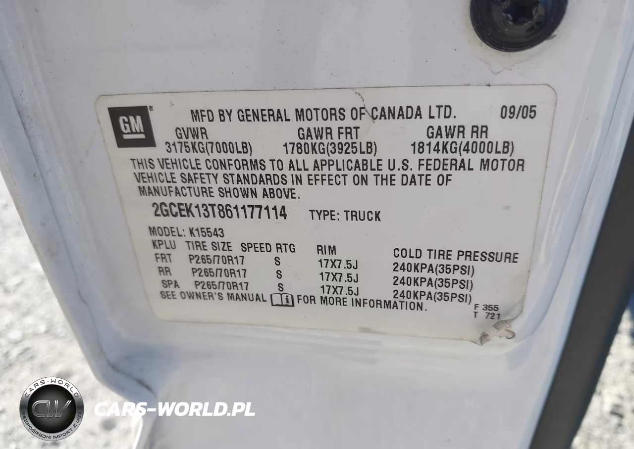 2006 Chevrolet Silverado 1500 Lt1 VIN:2GCEK13T861177114 - 9