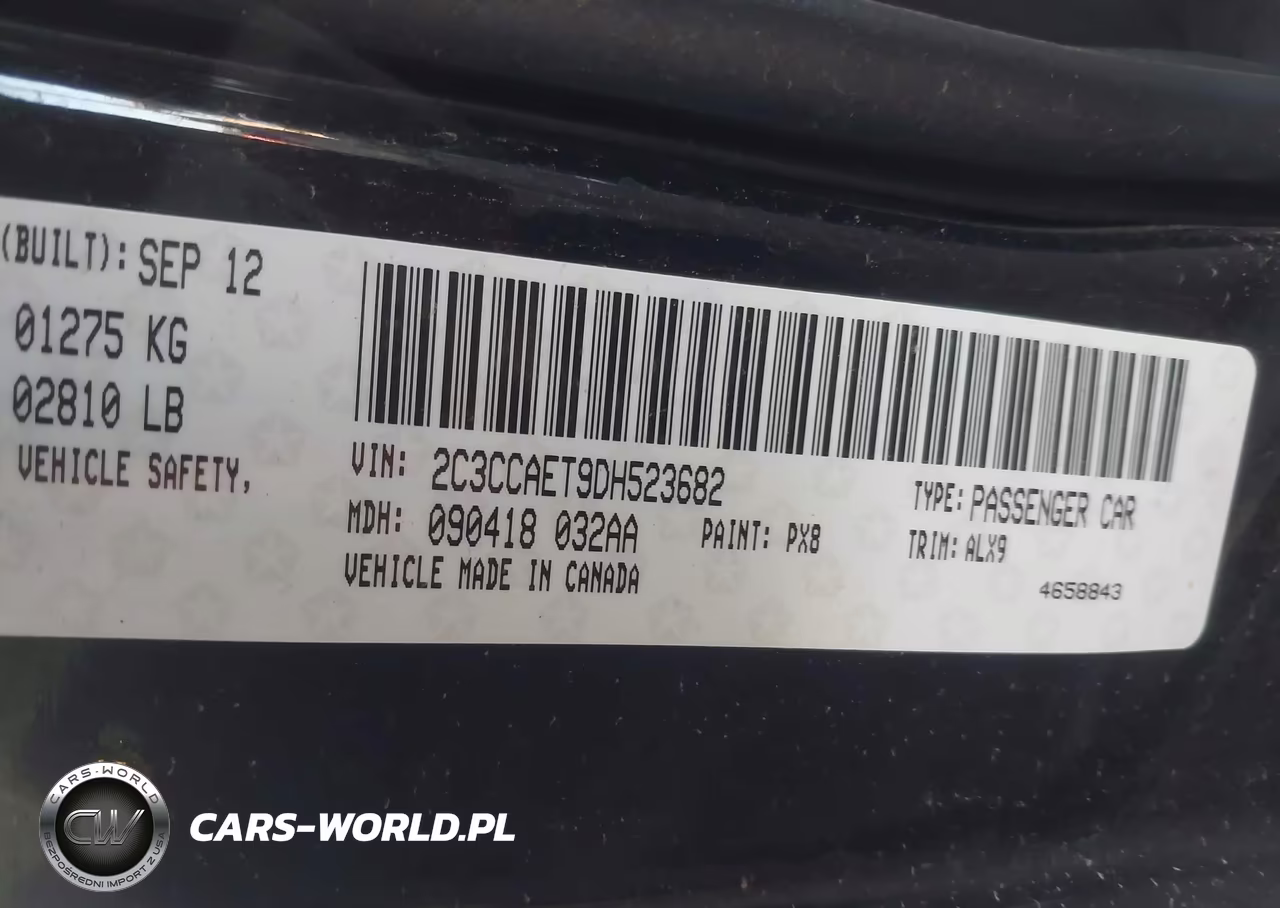2013 Chrysler 300C VIN:2C3CCAET9DH523682 - 9