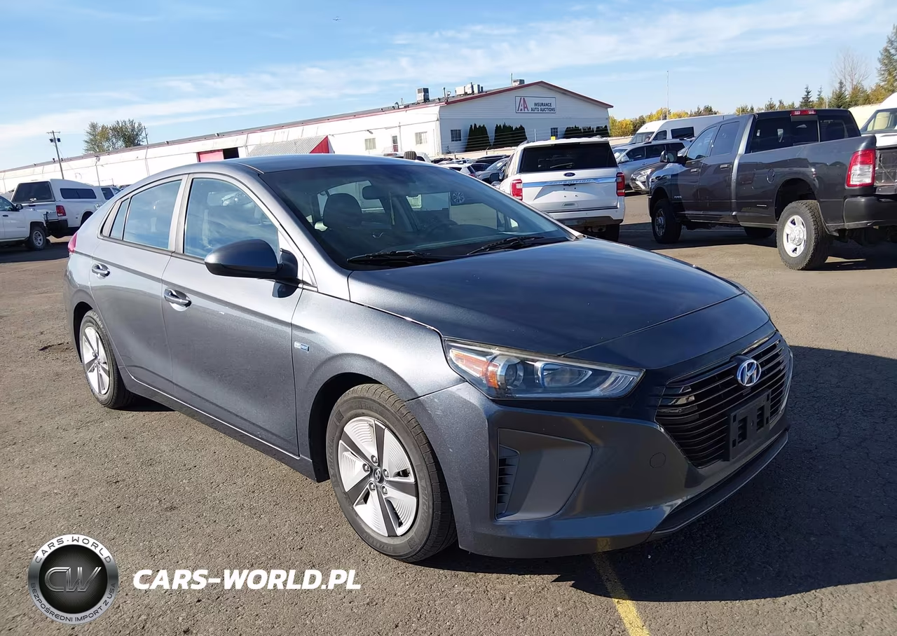 2018 Hyundai Ioniq Hybrid Blue VIN:KMHC65LC2JU100623 - 1