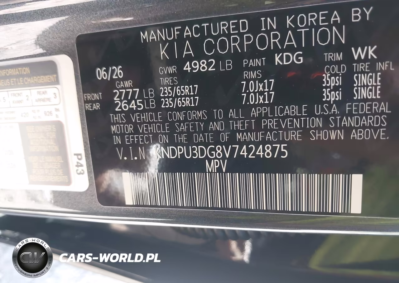 2027 Kia Sportage VIN:KNDPU3DG8V7424875 - 9
