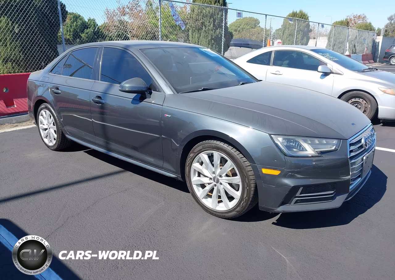 2018 Audi A4 2.0T Premium-2.0T Tech Premium VIN:WAUDNAF46JN017843 - 1