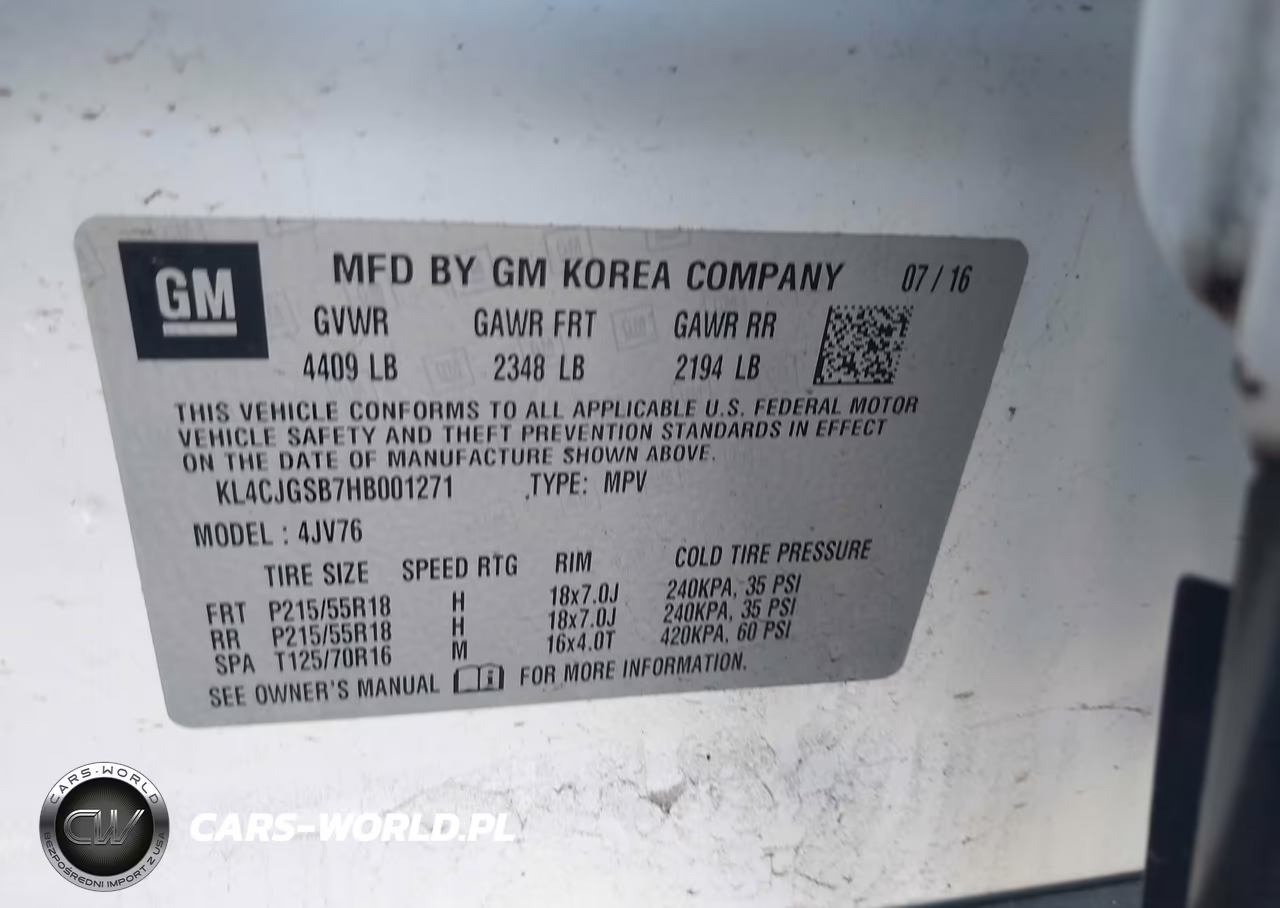 2017 Buick Encore Essence VIN:KL4CJGSB7HB001271 - 9