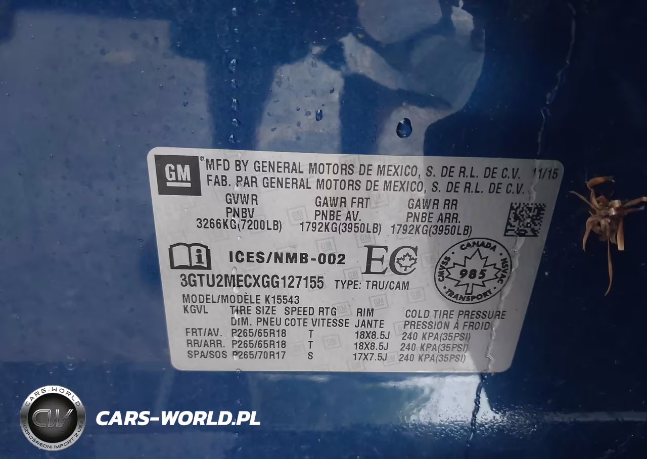 2016 GMC Sierra 1500 Sle VIN:3GTU2MECXGG127155 - 9