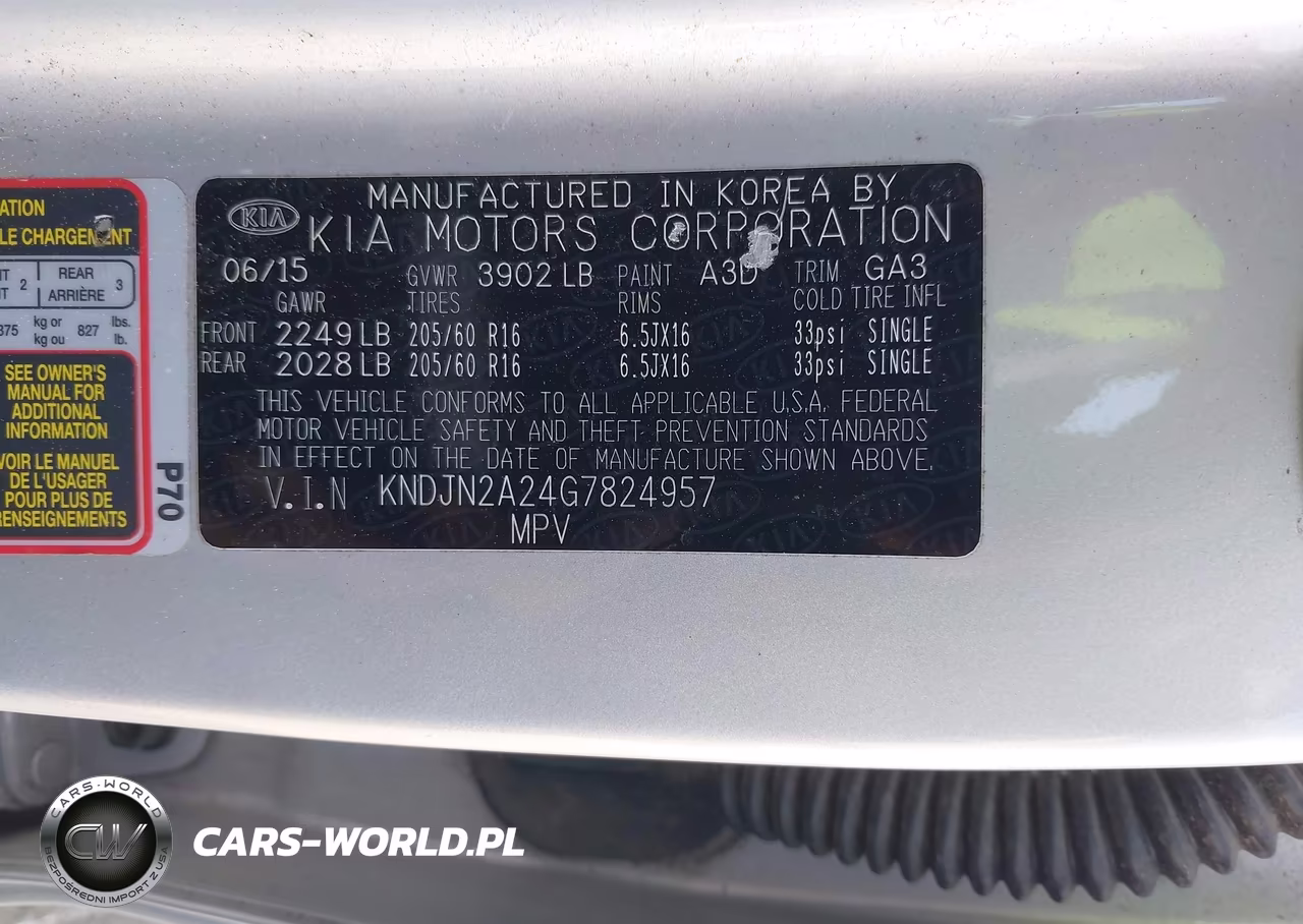 2016 Kia Soul VIN:KNDJN2A24G7824957 - 9