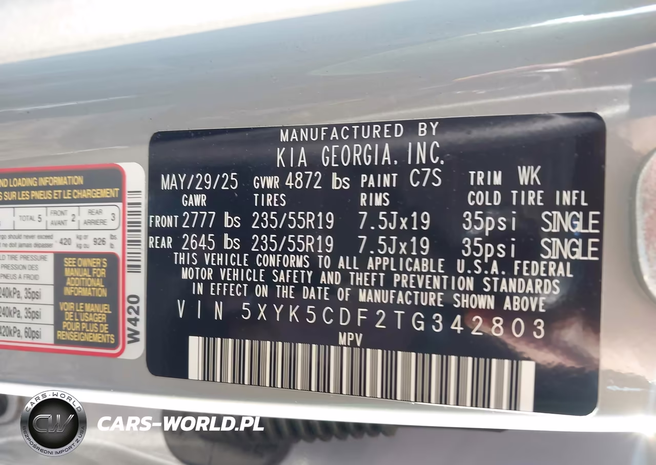 2026 Kia Sportage Sx-Prestige VIN:5XYK5CDF2TG342803 - 9