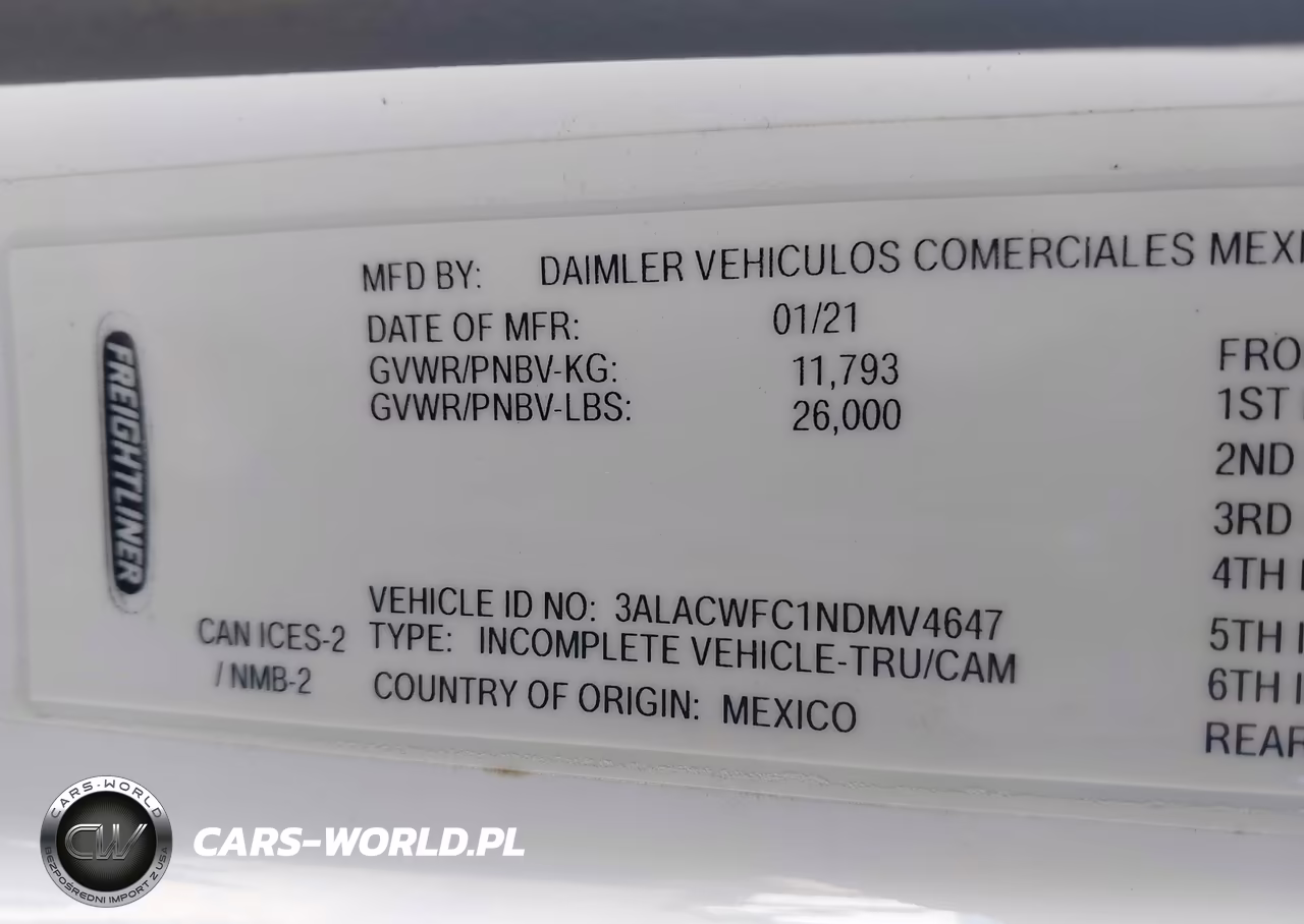 2022 Freightliner M2 106 VIN:3ALACWFC1NDMV4647 - 8