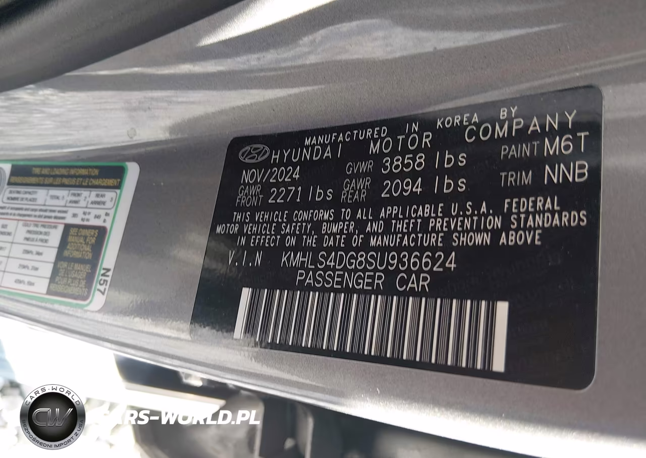 2025 Hyundai Elantra Sel Convenience VIN:KMHLS4DG8SU936624 - 9