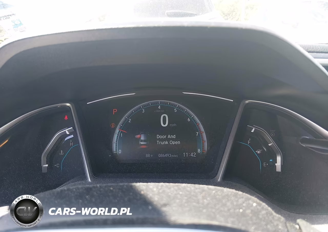 2019 Honda Civic Ex VIN:JHMFC1F37KX012079 - 7