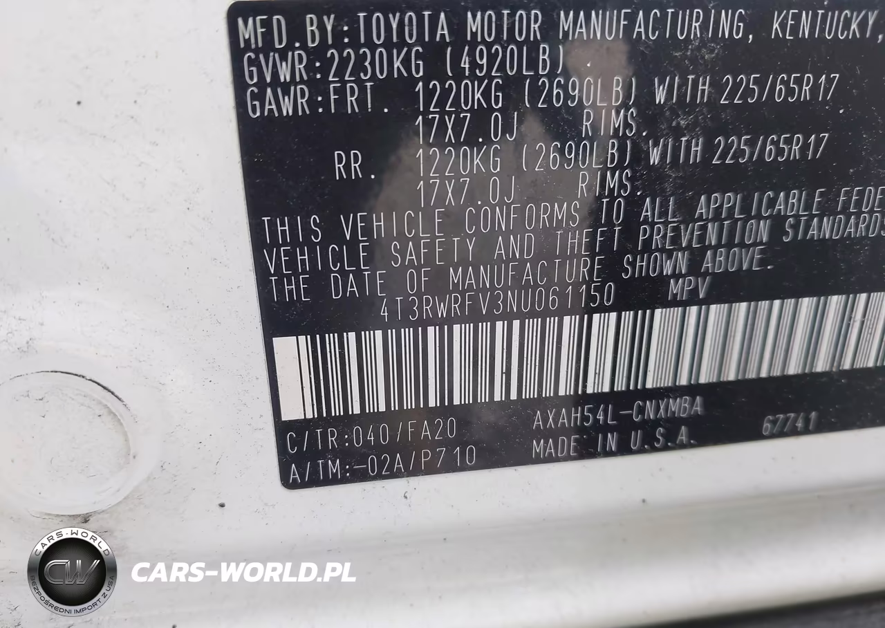 2022 Toyota Rav4 Hybrid Xle VIN:4T3RWRFV3NU061150 - 9