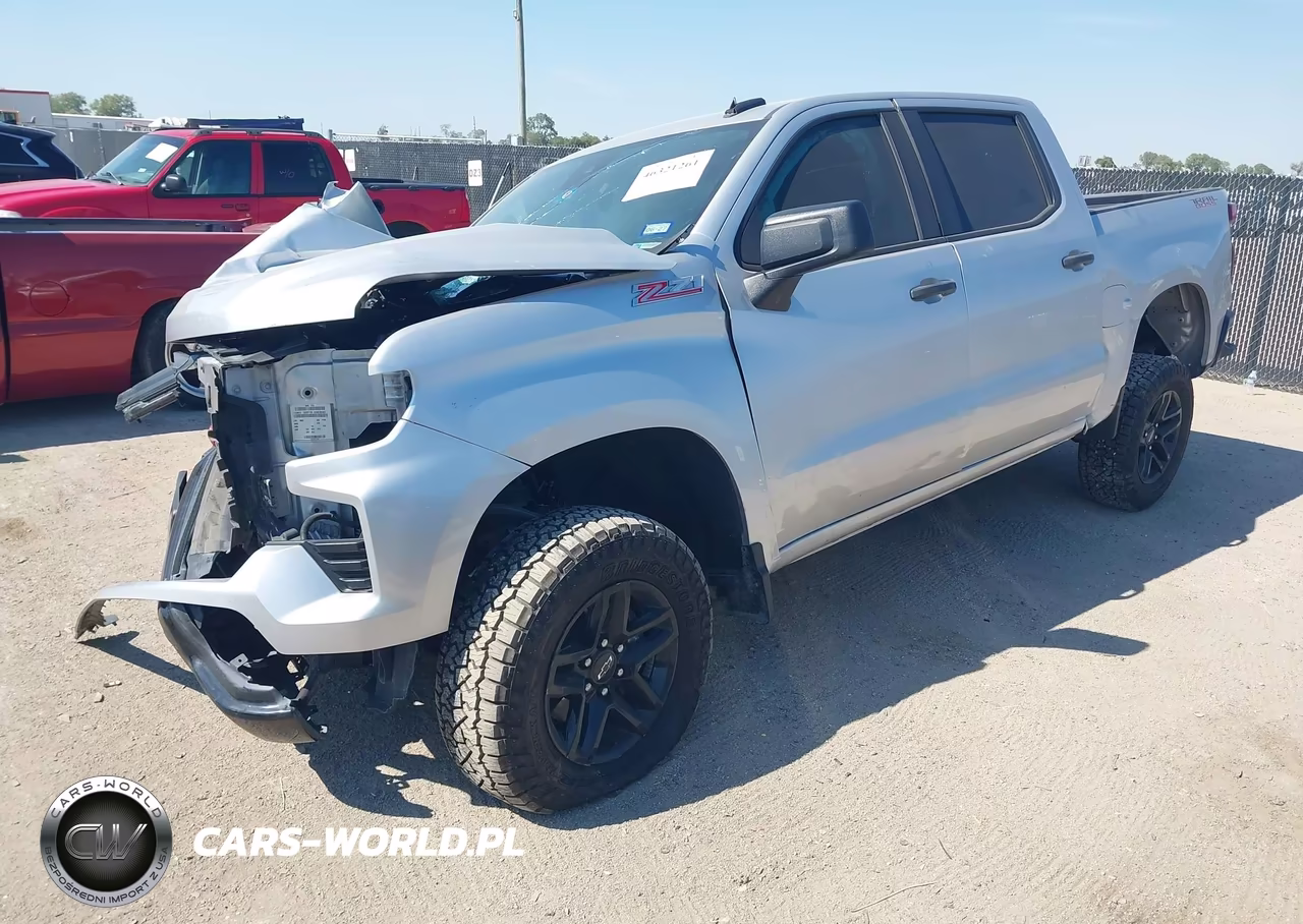2022 Chevrolet Silverado 1500 4Wd Short Bed Custom Trail Boss VIN:3GCPDCEK1NG527255 - 2