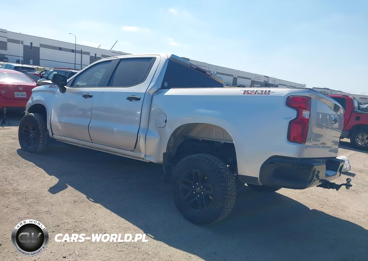 2022 Chevrolet Silverado 1500 4Wd Short Bed Custom Trail Boss VIN:3GCPDCEK1NG527255 - 3