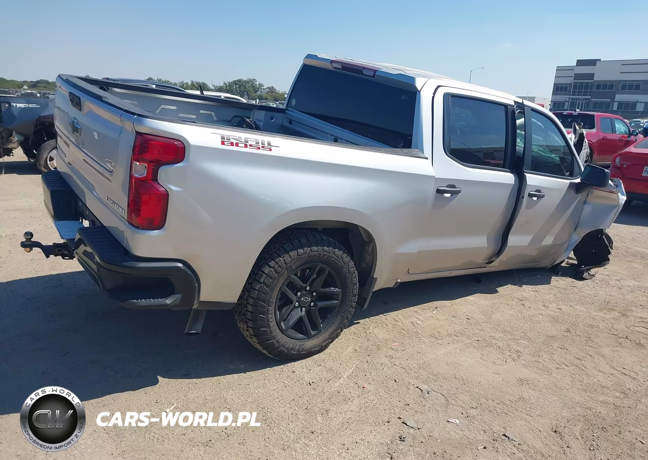 2022 Chevrolet Silverado 1500 4Wd Short Bed Custom Trail Boss VIN:3GCPDCEK1NG527255 - 4