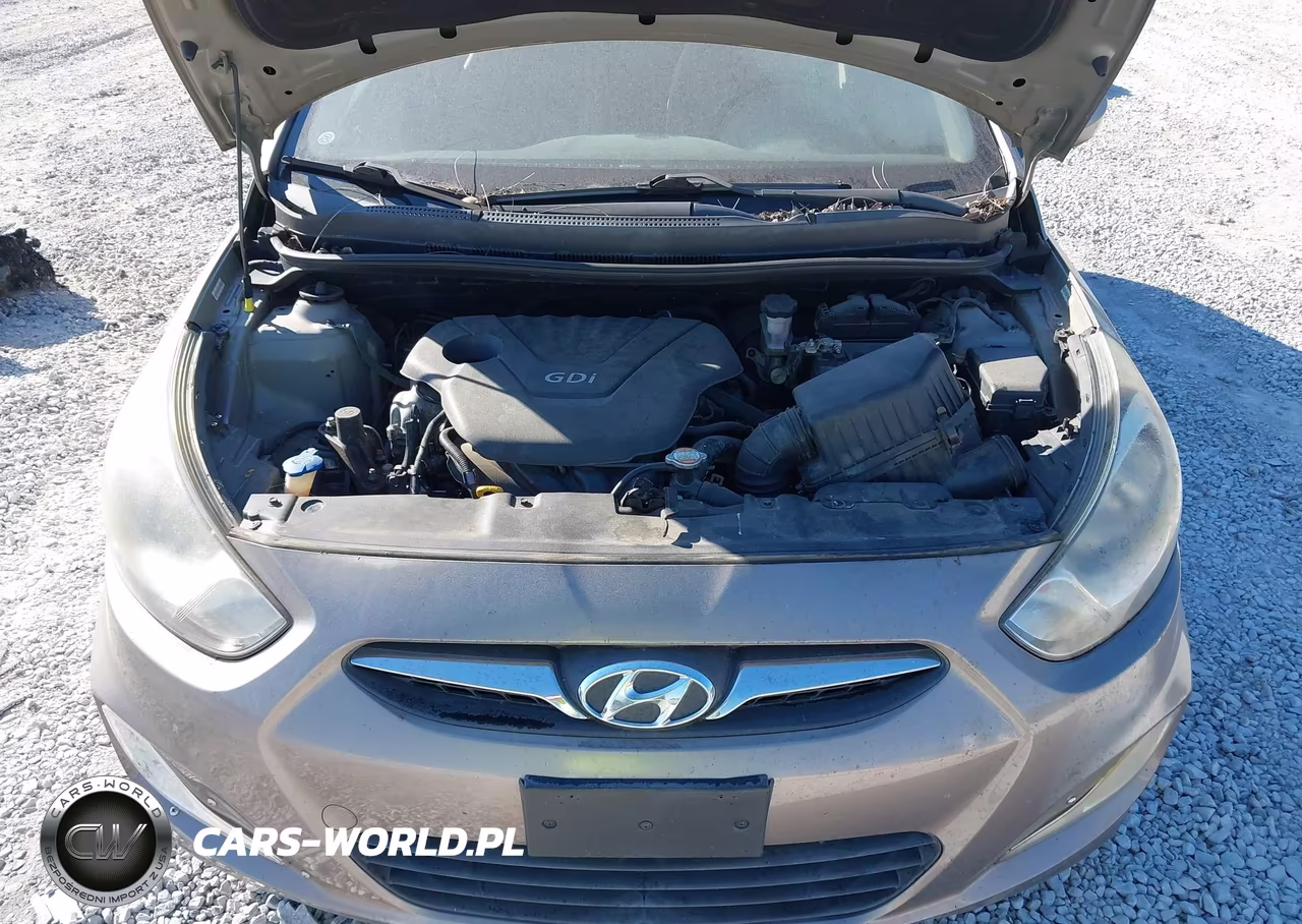 2012 Hyundai Accent Gls VIN:KMHCU4AE5CU035922 - 10