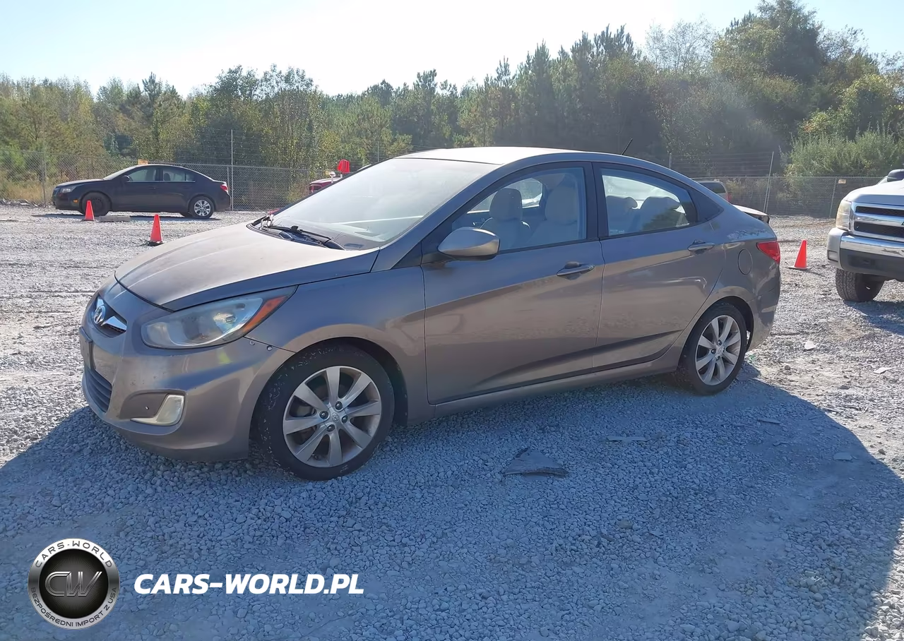 2012 Hyundai Accent Gls VIN:KMHCU4AE5CU035922 - 2