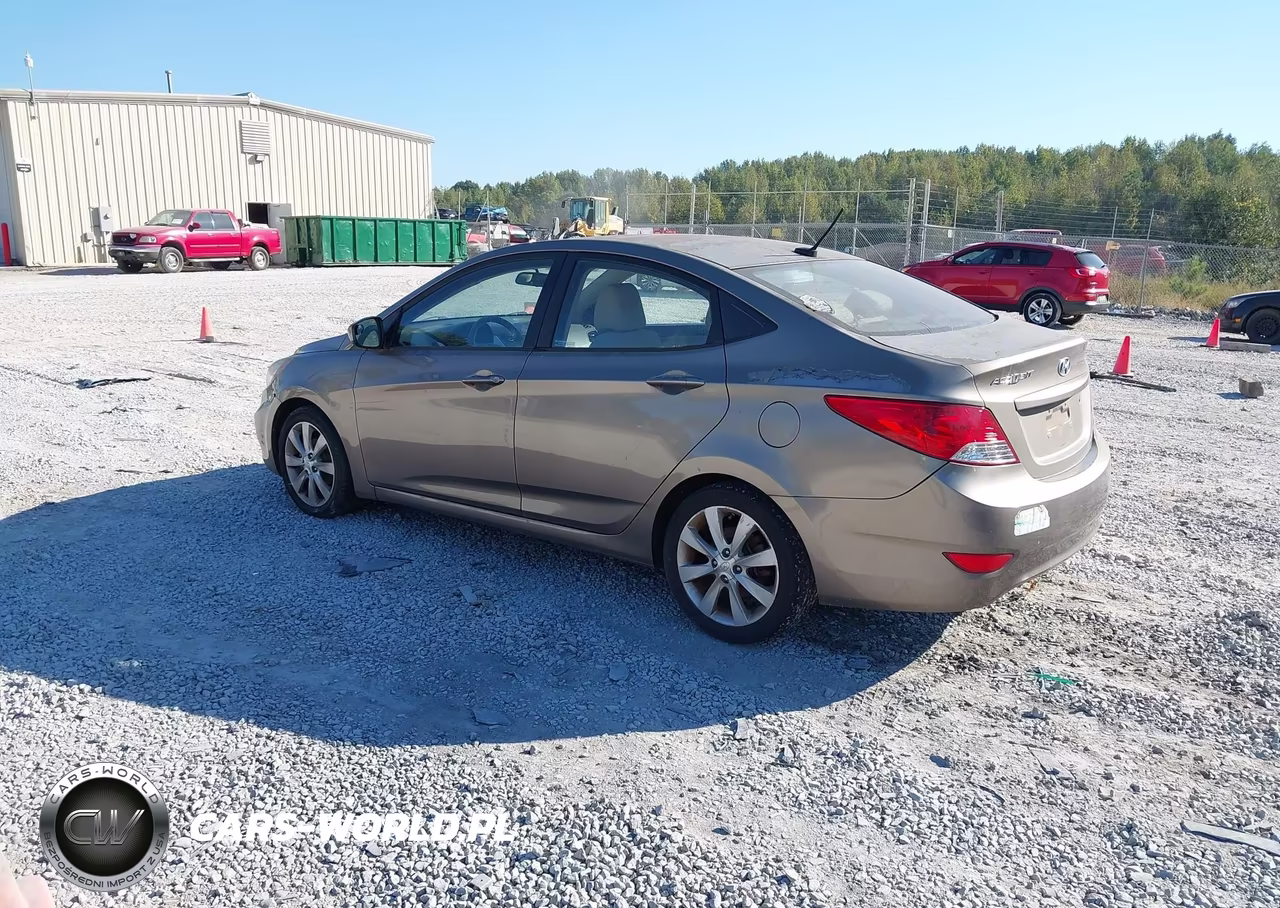 2012 Hyundai Accent Gls VIN:KMHCU4AE5CU035922 - 3